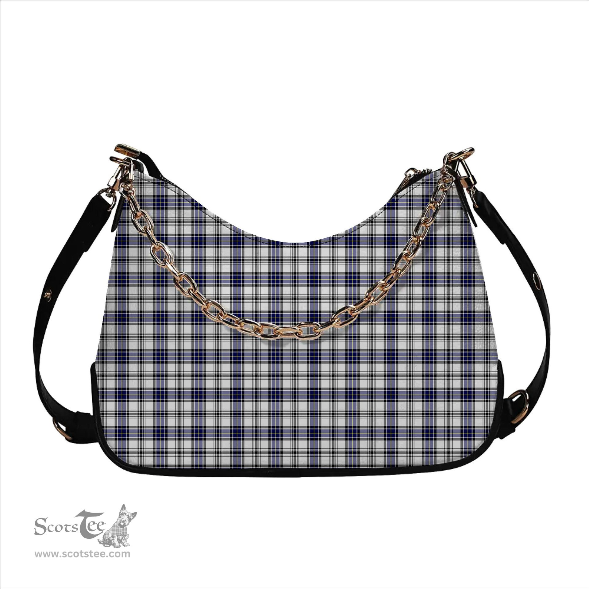 ScotsTee Shop Scottish Hannay SC Tartan Handbag Women's Shoulder Bag With Chain