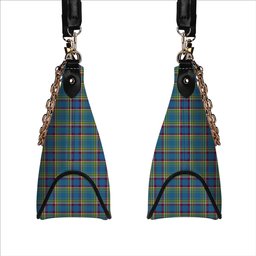 ScotsTee Shop Scottish Yukon Tartan Handbag Women's Shoulder Bag With Chain
