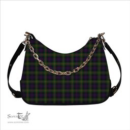 ScotsTee Shop Scottish MacDonell of Glengarry 3 Tartan Handbag Women's Shoulder Bag With Chain