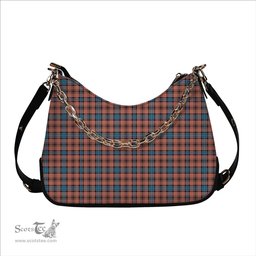 ScotsTee Shop Scottish Hannay Dress Modern Tartan Handbag Women's Shoulder Bag With Chain