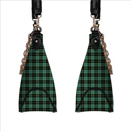 ScotsTee Shop Scottish Wallace Hunting Ancient Tartan Handbag Women's Shoulder Bag With Chain