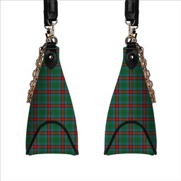 ScotsTee Shop Scottish Jardine Dress Ancient Tartan Handbag Women's Shoulder Bag With Chain