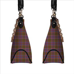 ScotsTee Shop Scottish MacColl Hunting Ancient Tartan Handbag Women's Shoulder Bag With Chain
