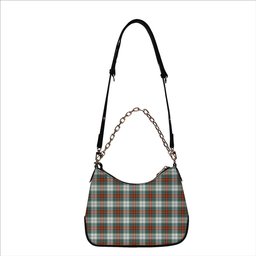 ScotsTee Shop Scottish MacBeth Dress  Ancient Tartan Handbag Women's Shoulder Bag With Chain