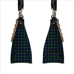 ScotsTee Shop Scottish MacThomas Modern Tartan Handbag Women's Shoulder Bag With Chain