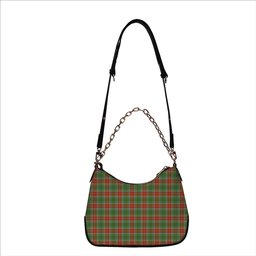 ScotsTee Shop Scottish Muirhead Ancient Tartan Handbag Women's Shoulder Bag With Chain