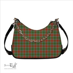 ScotsTee Shop Scottish Muirhead Ancient Tartan Handbag Women's Shoulder Bag With Chain