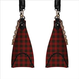 ScotsTee Shop Scottish MacAlister of Skye Modern Tartan Handbag Women's Shoulder Bag With Chain