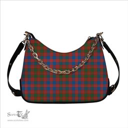 ScotsTee Shop Scottish McColl Old Ancient Tartan Handbag Women's Shoulder Bag With Chain