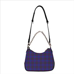 ScotsTee Shop Scottish Lang Modern Clan Tartan Handbag Women's Shoulder Bag With Chain