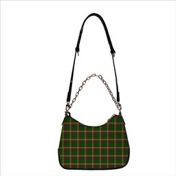 ScotsTee Shop Scottish MacMillan Anc Clans Originaux Tartan Handbag Women's Shoulder Bag With Chain