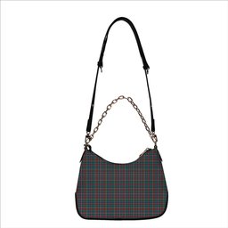 ScotsTee Shop Scottish Hunter Old Modern Tartan Handbag Women's Shoulder Bag With Chain