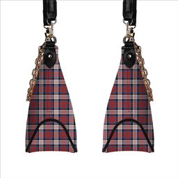 ScotsTee Shop Scottish MacDonald Dress Irish Ancient Tartan Handbag Women's Shoulder Bag With Chain