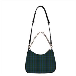 ScotsTee Shop Scottish Kirkpatrick Ancient Tartan Handbag Women's Shoulder Bag With Chain