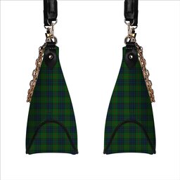 ScotsTee Shop Scottish Lauder Family Tartan Handbag Women's Shoulder Bag With Chain
