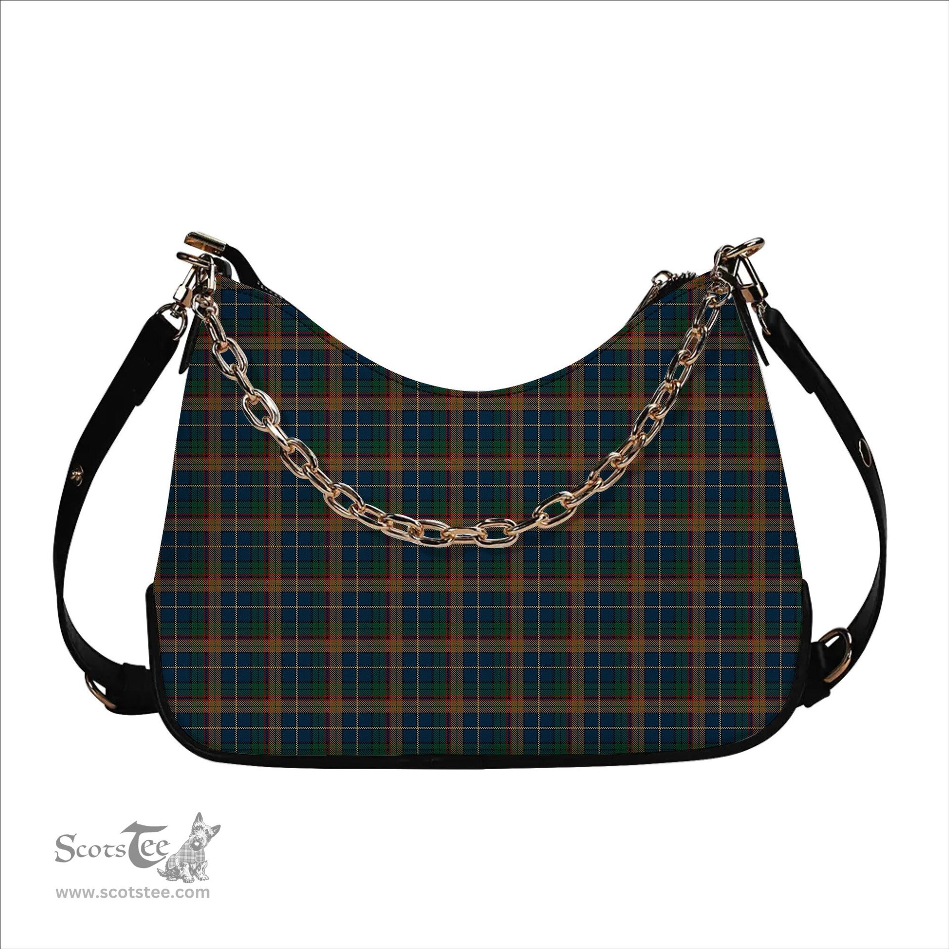 ScotsTee Shop Scottish Yeomans (2016) Tartan Handbag Women's Shoulder Bag With Chain
