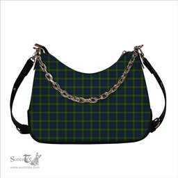 ScotsTee Shop Scottish Maitland Chief Tartan Handbag Women's Shoulder Bag With Chain