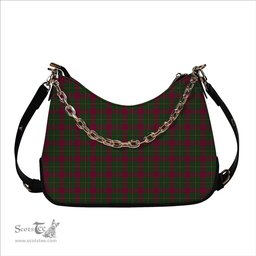 ScotsTee Shop Scottish MacGregor of Cardney Tartan Handbag Women's Shoulder Bag With Chain
