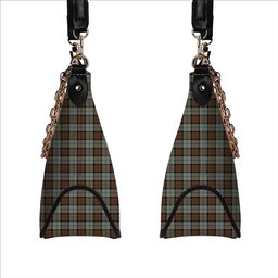 ScotsTee Shop Scottish MacLeod Of Harris Weathered Tartan Handbag Women's Shoulder Bag With Chain