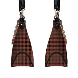 ScotsTee Shop Scottish McAlister of Skye Ancient Tartan Handbag Women's Shoulder Bag With Chain