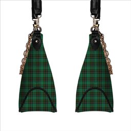 ScotsTee Shop Scottish MacAlpin Ancient Tartan Handbag Women's Shoulder Bag With Chain