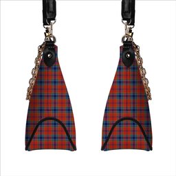 ScotsTee Shop Scottish MacCreary Modern Tartan Handbag Women's Shoulder Bag With Chain