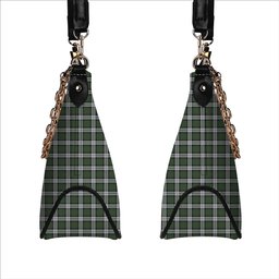 ScotsTee Shop Scottish McLaren Dress Tartan Handbag Women's Shoulder Bag With Chain
