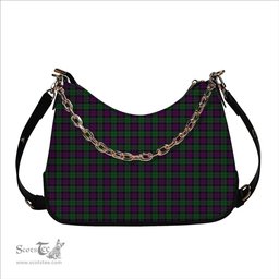 ScotsTee Shop Scottish Wilsons 150 Tartan Handbag Women's Shoulder Bag With Chain