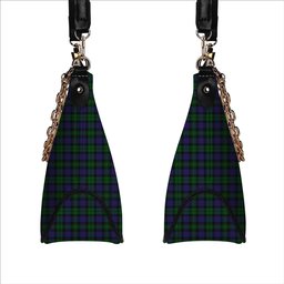ScotsTee Shop Scottish Urquhart Logan Tartan Handbag Women's Shoulder Bag With Chain