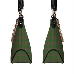ScotsTee Shop Scottish MacAlister of Glenbarr Hunting Ancient Tartan Handbag Women's Shoulder Bag With Chain