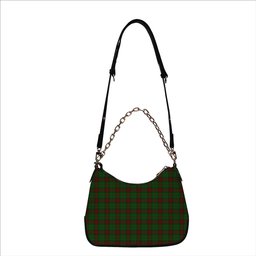 ScotsTee Shop Scottish Maxwell Hunting Tartan Handbag Women's Shoulder Bag With Chain