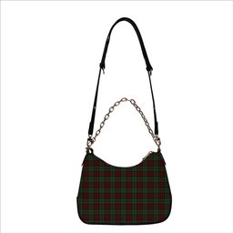 ScotsTee Shop Scottish MacDiarmid 3 Tartan Handbag Women's Shoulder Bag With Chain