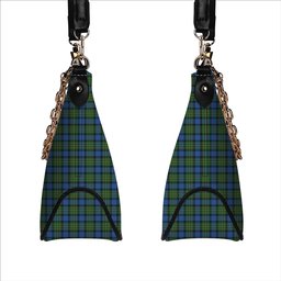 ScotsTee Shop Scottish MacLaren Ancient Tartan Handbag Women's Shoulder Bag With Chain