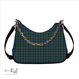 ScotsTee Shop Scottish MacLaren Ancient Tartan Handbag Women's Shoulder Bag With Chain