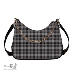 ScotsTee Shop Scottish McPherson Dress Ancient Tartan Handbag Women's Shoulder Bag With Chain