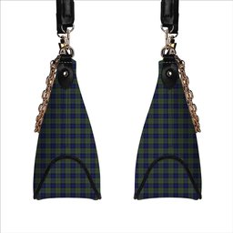 ScotsTee Shop Scottish MacLaren Tartan Handbag Women's Shoulder Bag With Chain