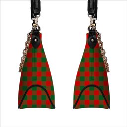 ScotsTee Shop Scottish Moncrieff Modern Tartan Handbag Women's Shoulder Bag With Chain
