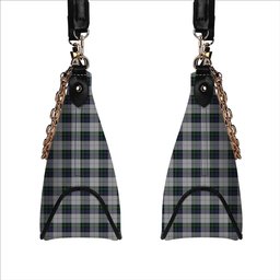 ScotsTee Shop Scottish MacKenzie Dress 3 Tartan Handbag Women's Shoulder Bag With Chain