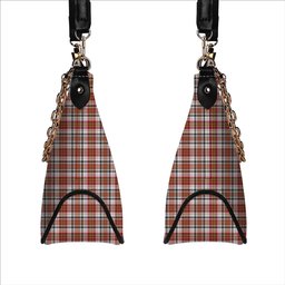 ScotsTee Shop Scottish MacAlister Dress Modern Tartan Handbag Women's Shoulder Bag With Chain