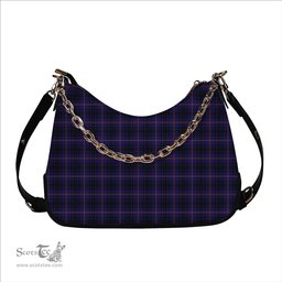 ScotsTee Shop Scottish MacIver of Strome Tartan Handbag Women's Shoulder Bag With Chain