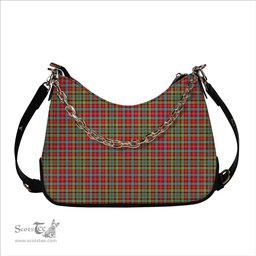 ScotsTee Shop Scottish Ogilvie Tartan Handbag Women's Shoulder Bag With Chain