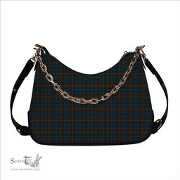 ScotsTee Shop Scottish McConnell Tartan Handbag Women's Shoulder Bag With Chain
