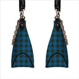 ScotsTee Shop Scottish Murray of Elibank Ancient Tartan Handbag Women's Shoulder Bag With Chain