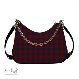 ScotsTee Shop Scottish Lawless Tartan Handbag Women's Shoulder Bag With Chain