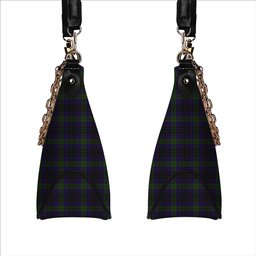 ScotsTee Shop Scottish Lumsden Hunting Tartan Handbag Women's Shoulder Bag With Chain