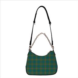 ScotsTee Shop Scottish Laurie (Lawrie) Ancient Clan Tartan Handbag Women's Shoulder Bag With Chain