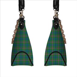 ScotsTee Shop Scottish Laurie (Lawrie) Ancient Clan Tartan Handbag Women's Shoulder Bag With Chain