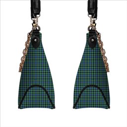 ScotsTee Shop Scottish Mouat Tartan Handbag Women's Shoulder Bag With Chain