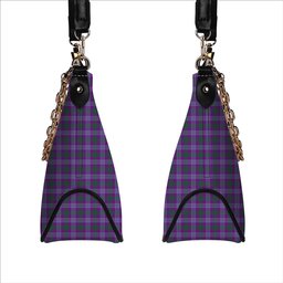 ScotsTee Shop Scottish Lang Ancient Clan Tartan Handbag Women's Shoulder Bag With Chain