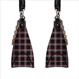ScotsTee Shop Scottish Lindsay Hunting Ancient Tartan Handbag Women's Shoulder Bag With Chain